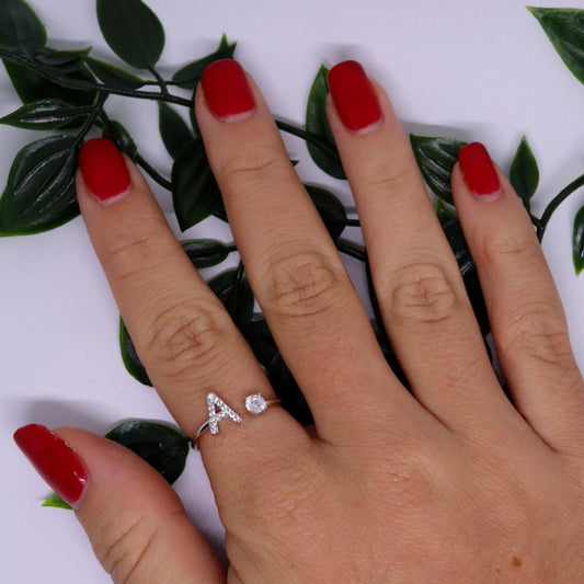 Cadeautip - Ring met letter (A – Z)