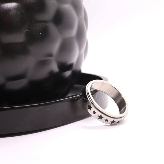 Anxiety Ring (Sterretjes) Zilver Sfeerbeeld