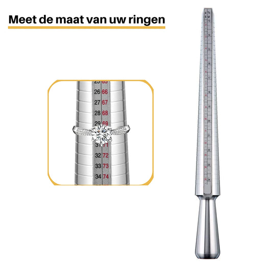 ringmeter - ringstok meet de maat van uw ringen